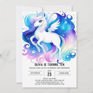 Convite Boho Online Pony Birthday