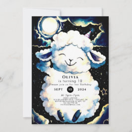 Convite Boho Ovino Colorido Aniversário