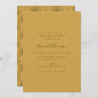 Boho Palm Folha Chá de panela Botânico Amarelo