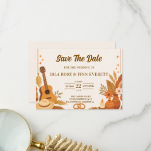 Convite Boho para Salvar a Data