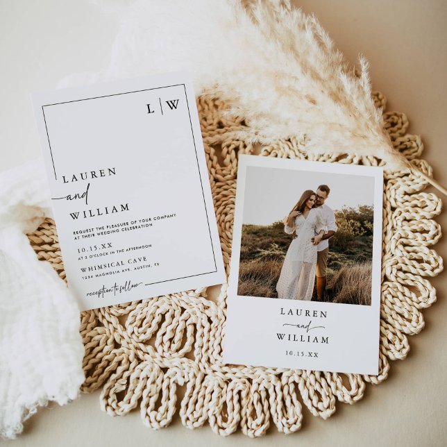 Convite Boho Photo Wedding (Criador carregado)
