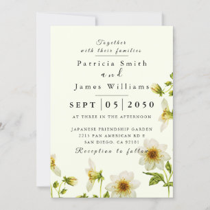 Convite Boho Primavera Wild Flower Wedding Invitati