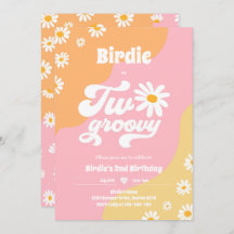 Boho Retro Daisy Inv, Partido do segundo aniversár