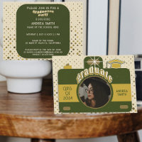 Boho Retro Formando Party Add Photo Cute Vintage P