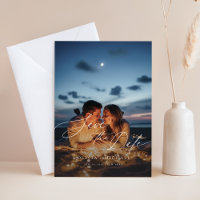 Boho Rustic QR Code Foto: Casamento Salve a Data