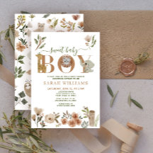 Boho Safari Animais Doce Chá de fraldas