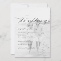 Boho Script QR Code Casamento Fotográfico