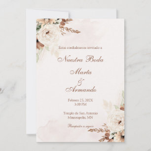 Convite Boho Spain Wedding