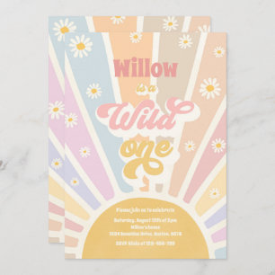 Convite Boho Sunshine Wild One Party