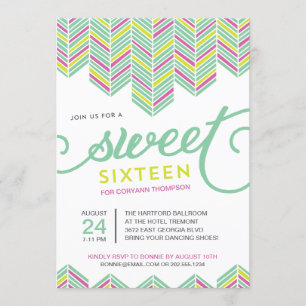 Convite Boho Sweet XVI