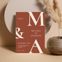 Boho Terracotta Casado Minimalista Moderno
