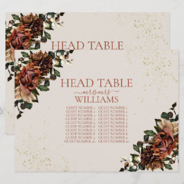 Convite Boho Terracotta Greenery Mesa Floral