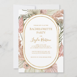 Convite Boho Tropical Botânica | FESTA DE SOLTEIRA