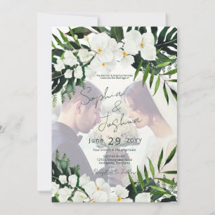 Convite Boho Tropical Greenery Foto Moderna PERSONALIDADE