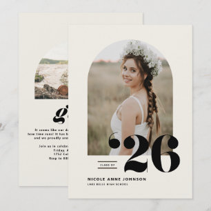 Convite Boho Turma de 2025 Foto da Arco Formatura