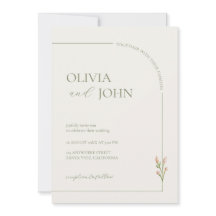 Boho Verde Sálvia & Lino Arco Minimalista com Deta