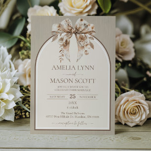 Convite Boho Watercolor Arco Wedding