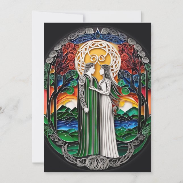 Convite Boho Wedding (Frente)