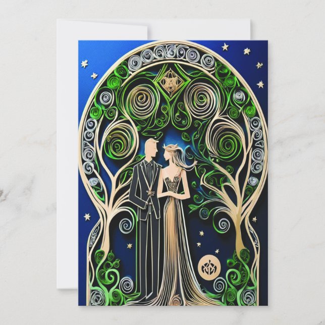 Convite Boho Wedding (Frente)