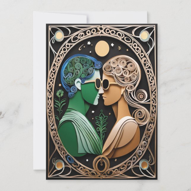 Convite Boho Wedding (Frente)