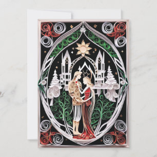 Convite Boho Wedding RSVP