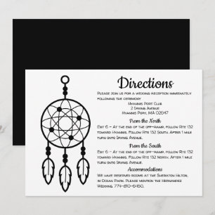 Convite Boho Wedtions Diretions Dreamcatcher Detalhes Negr