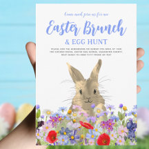 Boho Wildflower Easter Egg Hunt e Brunch