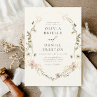 Boho Wildflower Garden Wedding