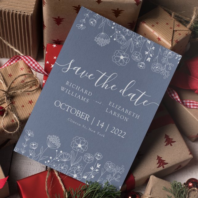 Convite Boho Wildflower Modern Watercolor Casamento (Criador carregado)