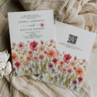 Boho Wildflower Wedding Código QR
