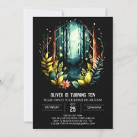 Boho Woods Printable Woodland Birthday