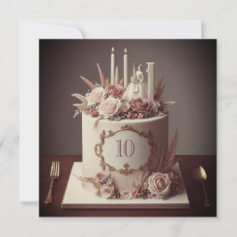 CONVITE BOLA ANIVERSÁRIA EDITÁVEL SOFISTICADA