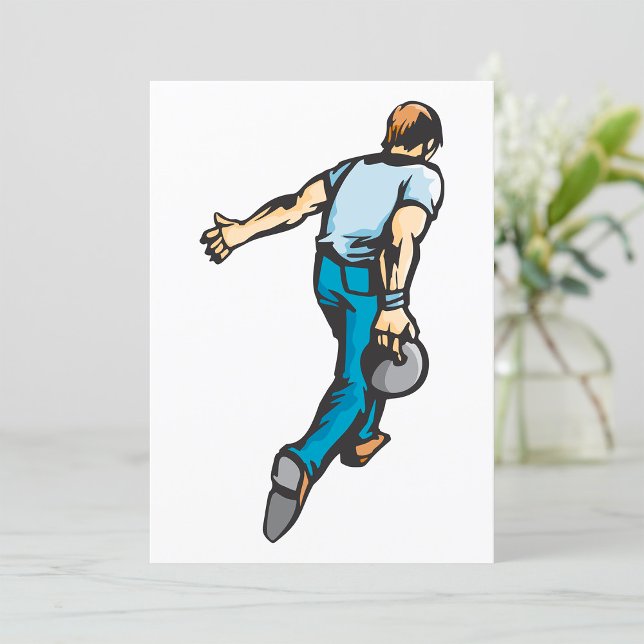 Convite Bola de Atiramento do Jogador da Boliche Retroativ (Criador carregado)