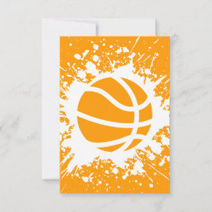 Convite bola de basquete