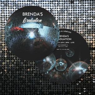 Convite Bola de discoteca de formatura