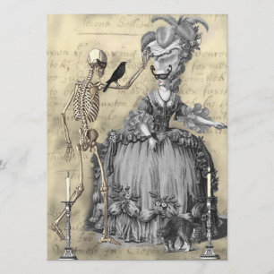 Convite Bola de Mascarada de Halloween 2