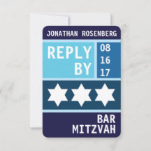 Bold Star: Resposta RSVP do Bar David Mitzvah