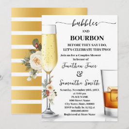 Convite Bolhas & Bourbon Antes de Eu Fazer o Chuveiro de I