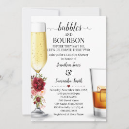 Convite Bolhas e Borboun antes de fazer noivado marsala 