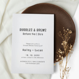 Convite Bolhas e brotos antes do I do | Chá casal