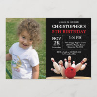 Boliche Aniversário Festa de aniversário Vermelho