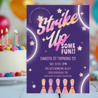 Boliche Noturno Neon Pink Party