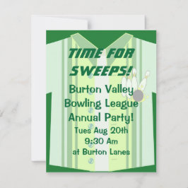 Convite Boliche Shirt Party