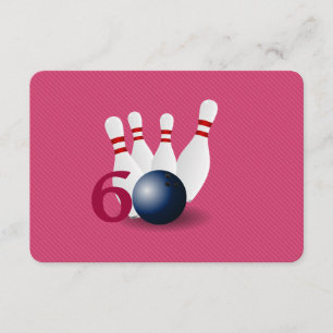 Convite Boliches, 60º Aniversário do Bowler.