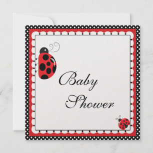 Convite Bolinhas e Damybugs Bonitos