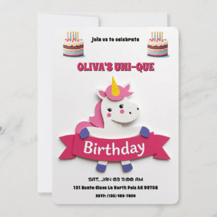 Convite Bolo de Aniversário da ONU
