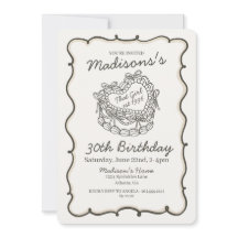 Bolo de Coquetel Retro Cardíaco com Arco bege - An