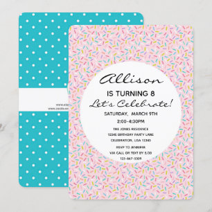 Convite Bolo de Cupcake de Sprikle