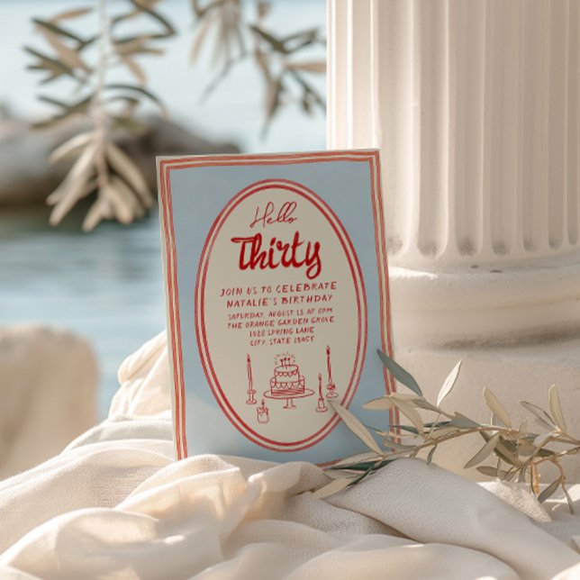 Convite Bolo Desenho Desenho Escrito Na Mão, Quirky Divert (Criador carregado)