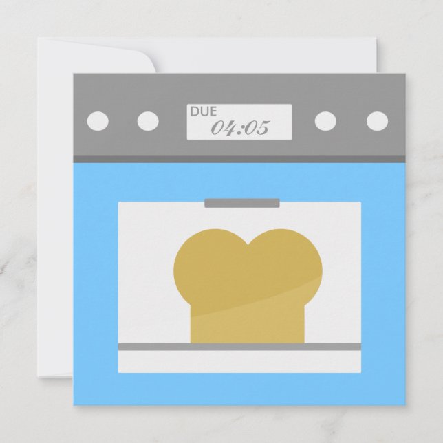 Convite Bolo no forno (Frente)